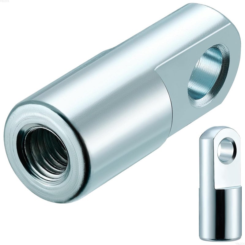 VIILOCK 2pcs Air Cylinder Rod Clevis End, M6x1 Female Thread I Type Connector Air Cylinder Accessories I-16 - Image 1